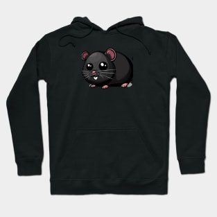 Black hamster Hoodie